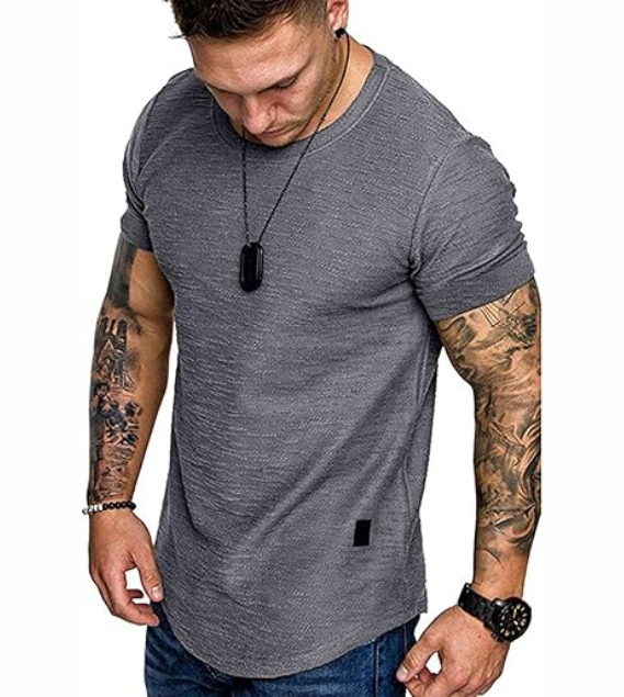 Top Cotton Tee for Gym Workouts